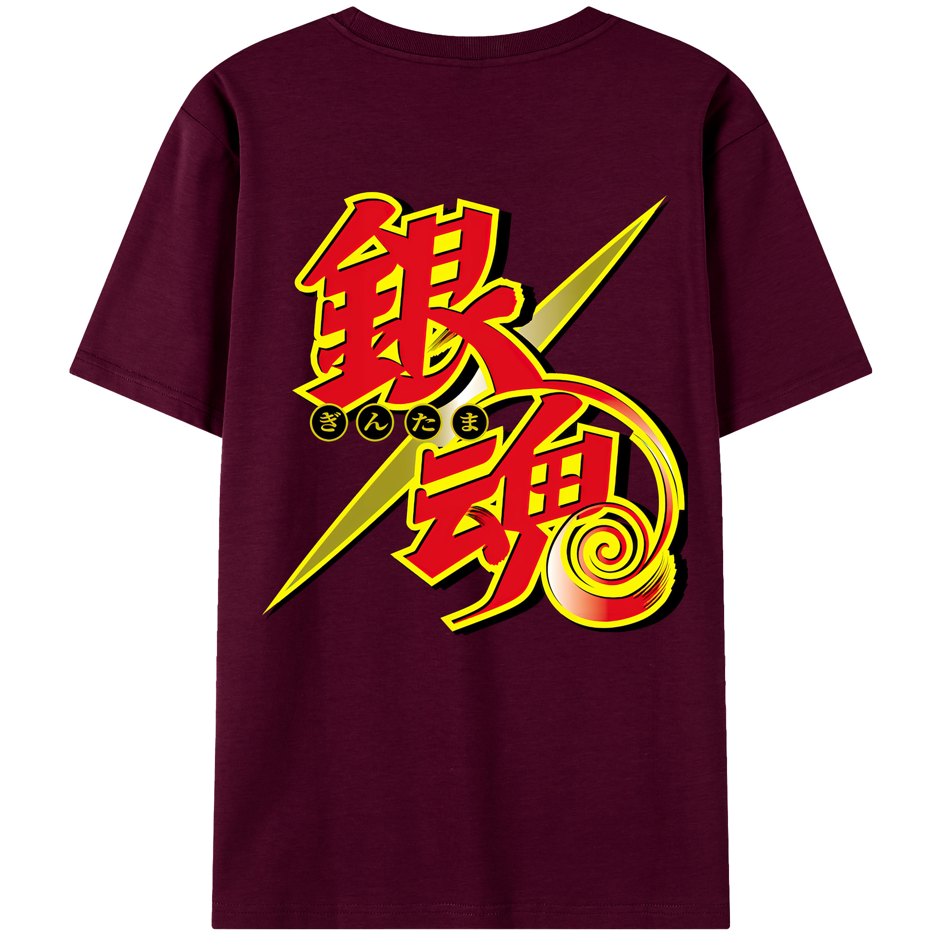 （画像用） ぎんたま 坂田銀時（さかたぎんとき） 神楽 志村新八（しむら しんぱち） GINTAMA Sakata Gintoki Kagura Shimura Shinpachi レディース半袖Tシャツ(バックプリント)